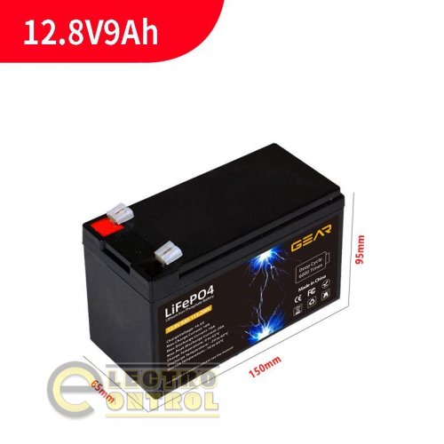 Акумуляторна батарея GEAR LiFePo4 12.8V / 9 Ah (115Wh)