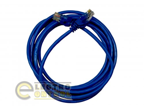 Патч-корд GEAR САТ.5E UTP CU 24AWG 0.25м синий