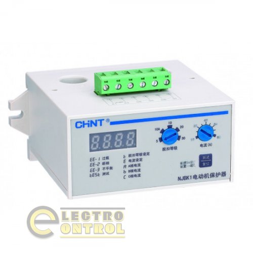 Реле комплексной защиты двигателей CHINT 281184 NJBK1-80 6A-30A AC220В