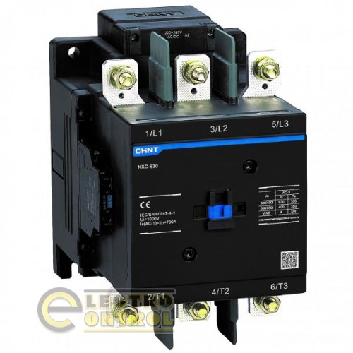 Контактор CHINT 836559 NXC-500 AC/DC 380V-415V 2NO+2NC Контактор CHINT 836559 NXC-500 AC/DC 380V-415V 2NO+2NC