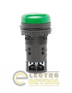 Лампа сигнальная ETI 4771702 LED матовая ELPI-024С-G 24V AC/DC зелёная