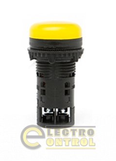 Лампа сигнальная ETI 4771703 LED матовая ELPI-024С-Y 24V AC/DC жёлтая