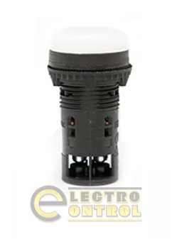 Лампа сигнальная ETI 4771716 LED матовая ELPI-240A-W 240V AC белая