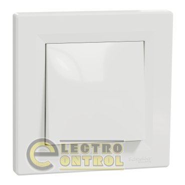 Выключатель Schneider Electric EPH0100221 Asfora одноклавишный белый