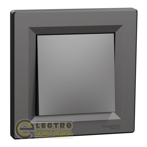 Выключатель Schneider Electric EPH0100271 Asfora одноклавишный антрацит IP44