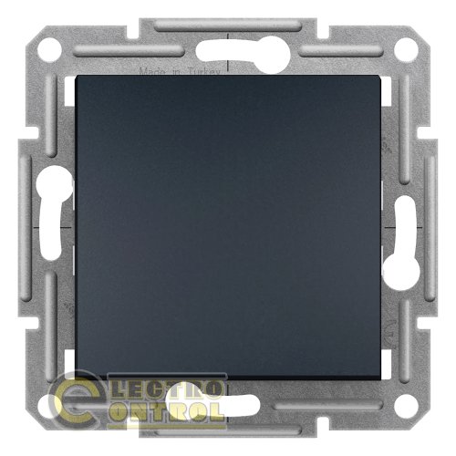 Вимикач Schneider Electric EPH0200171 Asfora двополюсний антрацит