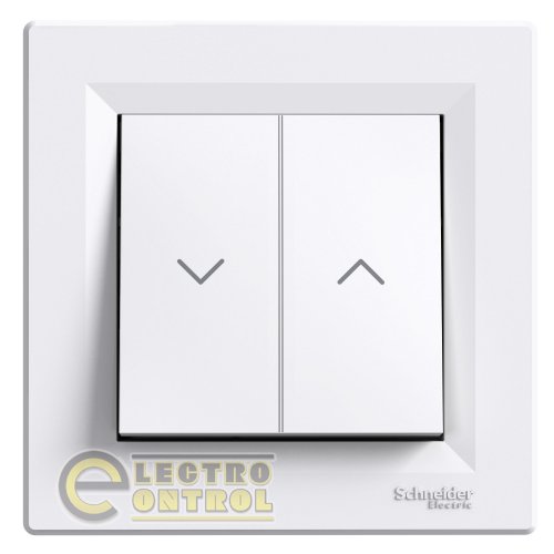 Вимикач Schneider Electric EPH1300121 Asfora для жалюзі білий