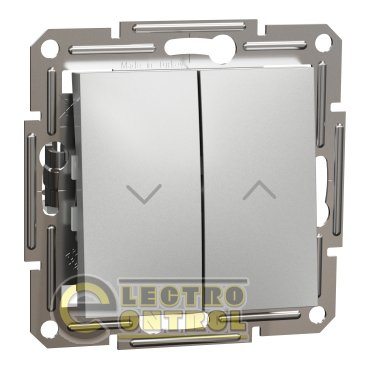 Вимикач Schneider Electric EPH1300161 Asfora для жалюзі алюміній