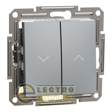 Выключатель Schneider Electric EPH1300162 Asfora для жалюзи сталь
