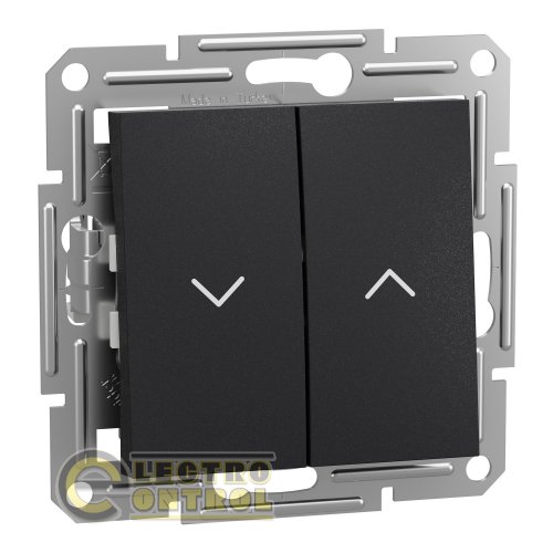 Выключатель Schneider Electric EPH1300171 Asfora для жалюзи антрацит