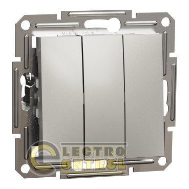 Выключатель Schneider Electric EPH2100169 Asfora трёхклавишный бронза