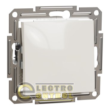 Выключатель Schneider Electric EPH0170123 Asfora одноклавишный кремовый без рамки