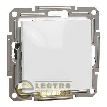 Выключатель Schneider Electric EPH0170121 Asfora одноклавишный белый без рамки