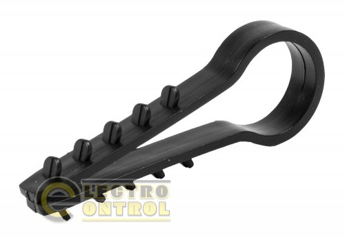Дюбель - ялинка Enext m0080031 16mm для круглого проводу e.metiz.dowel.fir.black.16 чорний 50 шт.