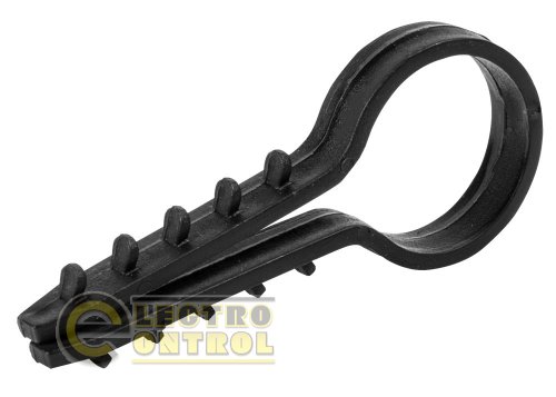 Дюбель - елочка Enext m0080032 20mm для круглого провода e.metiz.dowel.fir.black.20 чёрный 50 шт.