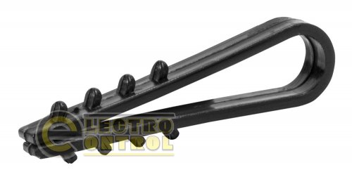 Дюбель - елочка Enext m0080033 6mm для круглого провода e.metiz.dowel.fir.black.6 чёрный 100 шт.