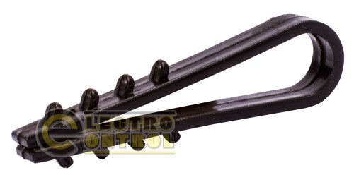Дюбель - елочка Enext m0080034 8mm для круглого провода e.metiz.dowel.fir.black.8 чёрный 100 шт.