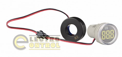 Светосигнальная арматура АСКО A0190010207 с индикатором потребляемой мощности тип А серии U-ADM-W ᴓ22ммкруглая белая Светосигнальная арматура АСКО A0190010207 с индикатором потребляемой мощности тип А серии U-ADM-W ᴓ22ммкруглая белая