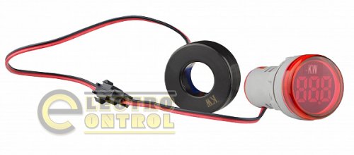 Светосигнальная арматура АСКО A0190010203 с индикатором потребляемой мощности тип А серии U-ADM-W ᴓ22мм круглая красная Светосигнальная арматура АСКО A0190010203 с индикатором потребляемой мощности тип А серии U-ADM-W ᴓ22мм круглая красная