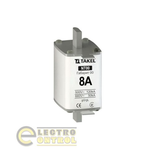 Плавка вставка запобіжника Takel 510531 NT00 8А