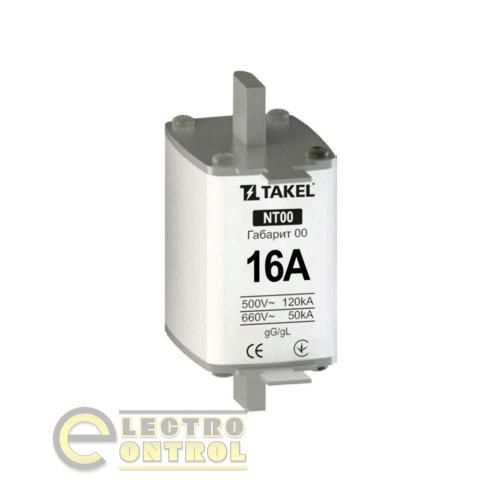 Плавка вставка запобіжника Takel 510534 NT00 16А