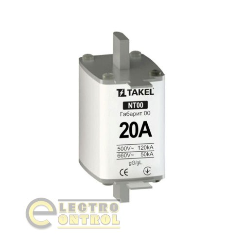 Плавкая вставка предохранителя Takel 510535 NT00 20А