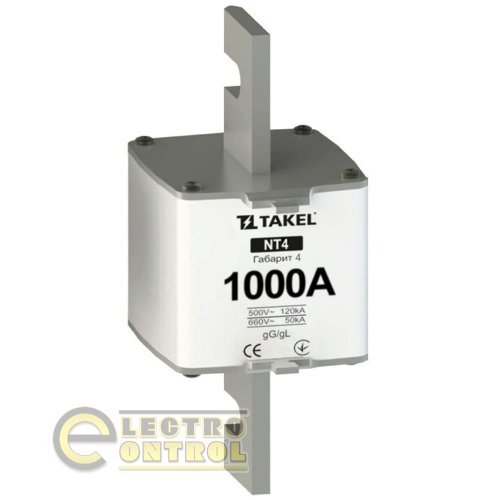 Плавкая вставка предохранителя Takel 510597 NT4 1000А