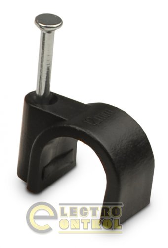 Скоба черная АСКО A0150030041 CHR-12мм круглая (100 шт.) Скоба черная АСКО A0150030041 CHR-12мм круглая (100 шт.)