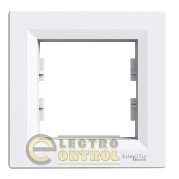 Рамка Schneider Electric EPH5800121 Asfora 1-постова біла