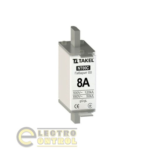 Плавкая вставка предохранителя Takel 510513 NT00С 8А