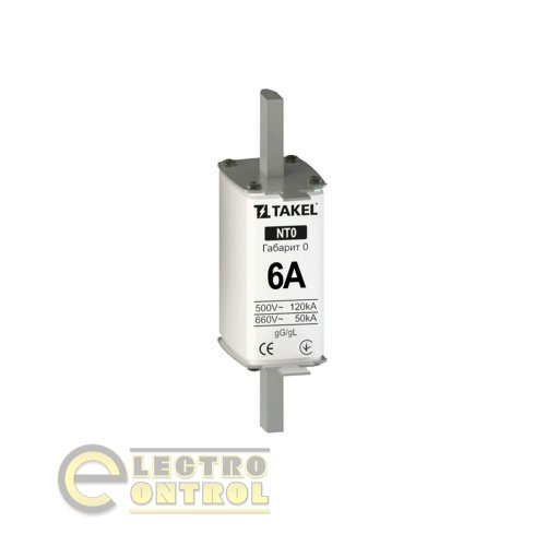 Плавка вставка запобіжника Takel 510548 NT0 6А