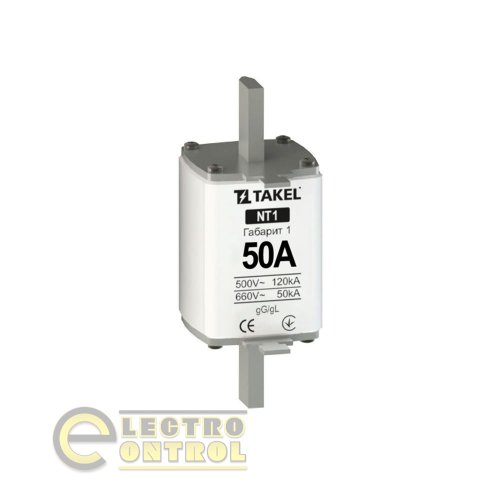 Плавка вставка запобіжника Takel 510565 NT1 50А