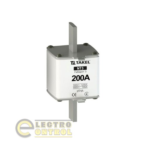 Плавкая вставка предохранителя Takel 510589 NT3 200А