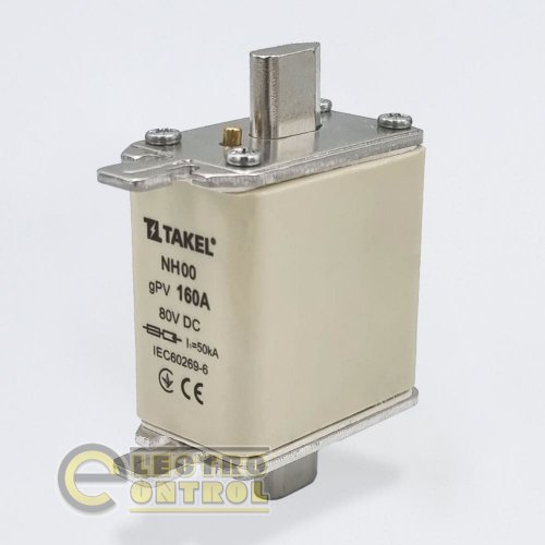 Плавкая вставка предохранителя Takel 514659 NH00 160А 80V DC