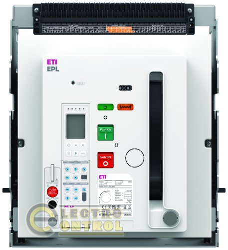 Повітряний автоматичний вимикач ETI 4695706 викочувальний EPL-25 3H BD/M2C2S2/PR-LP 3P 2500A D/O Frame "B" 85kA