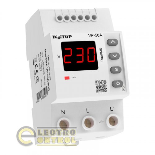 Реле напряжения DigiTop VP-50A M3R