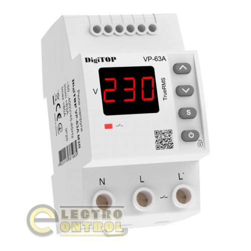 Реле напряжения DigiTop VP-63A M3R