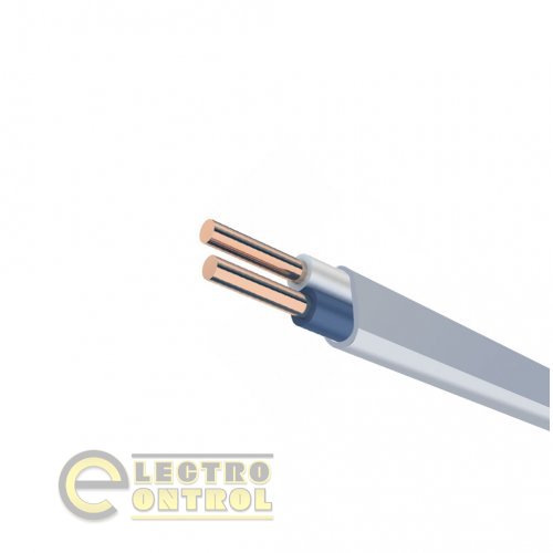Кабель ВВГ-П силовий 15784 Одескабель 2x6 (ож) 0,66кВ
