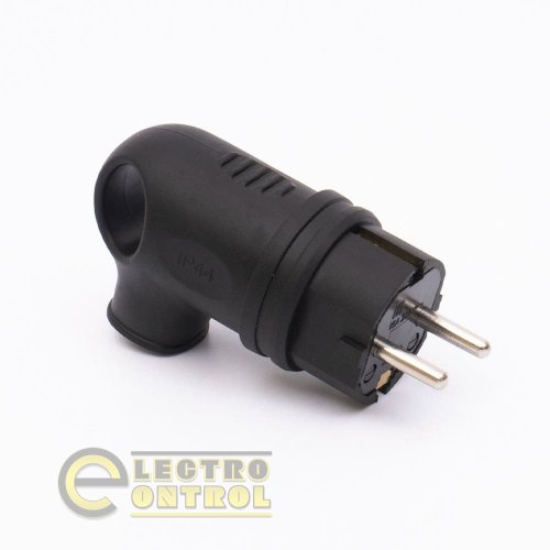 Вилка LEE 703352 каучукова кутова з вухом 409 2Р+РЕ IP44