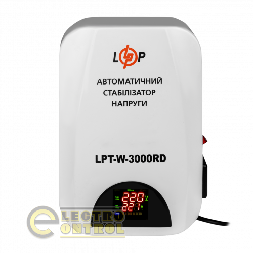 Стабілізатор напруги LogicPower LPT-W-3000RD (2100Вт)