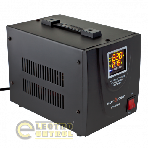 Стабилизатор напряжения LogicPower LPT-2500RD BLACK (1750W)