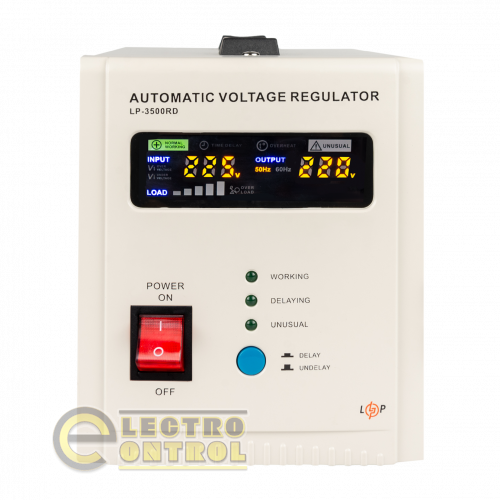 Стабілізатор напруги LogicPower LP-3500RD (2100Вт/7 ступ)