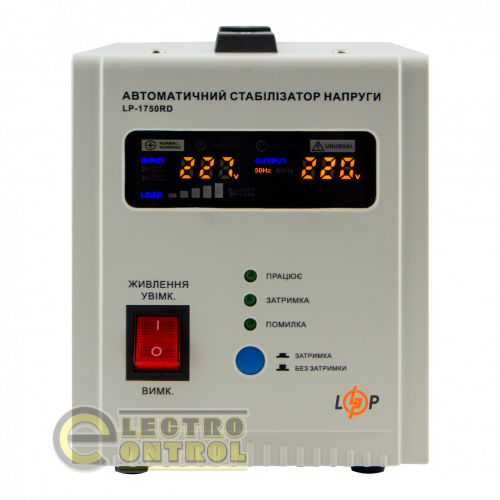 Стабилизатор напряжения LogicPower LP-1750RD (1000Вт/7 ступ)
