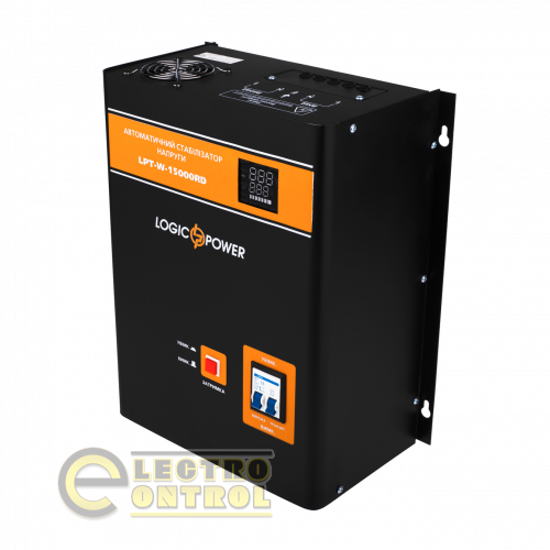 Стабилизатор напряжения LogicPower LPT-W-15000RD BLACK (10500W)