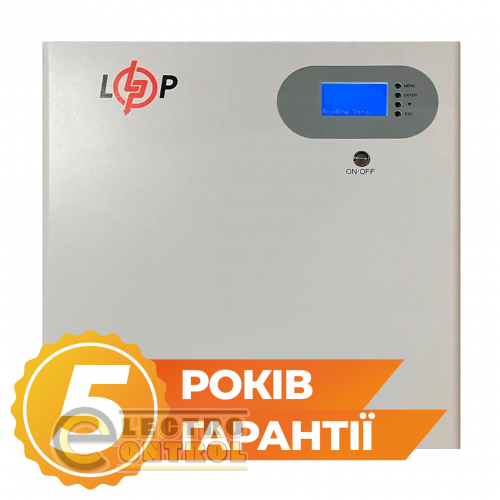 Акумулятор LogicPower LiFePO4 51,2V-100Ah 5120Wh (Smart BMS 100A) з LCD WAB RS485/CAN