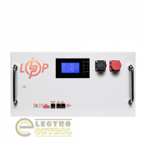 Акумулятор LogicPower LiFePO4 51,2V-230Ah (11776Wh) (BMS SP 200A/100A) RM RS485/CAN LCD WH