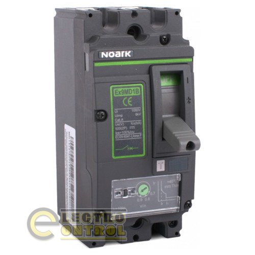 Корпусный автоматический выключатель NOARK 114128 размер M1 Icu=Ics=25kA DC In=100A 2 полюса
