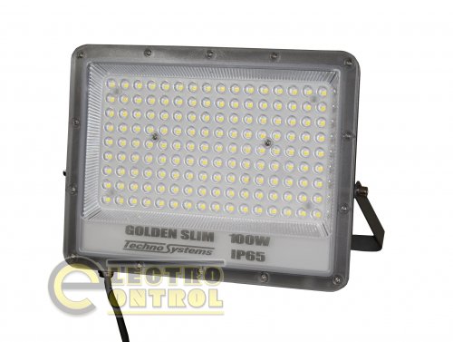 Прожектор Technosystems LED 100W GOLDEN Slim TNSy5000994 220V 11000lm 6500K IP65