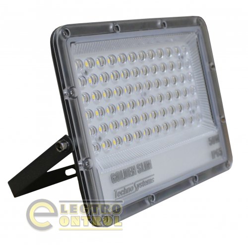 Прожектор Technosystems LED 50W GOLDEN Slim TNSy5001194 220V 5500lm 4000K IP65