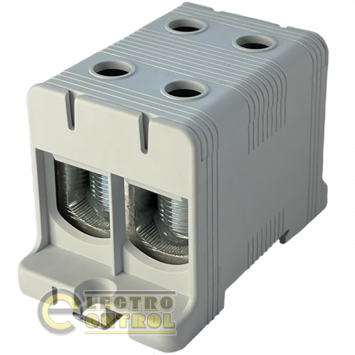 Клема Промфактор FT1150F 2P Cu:35-150/Al:35-150 35-150мм2 сіра